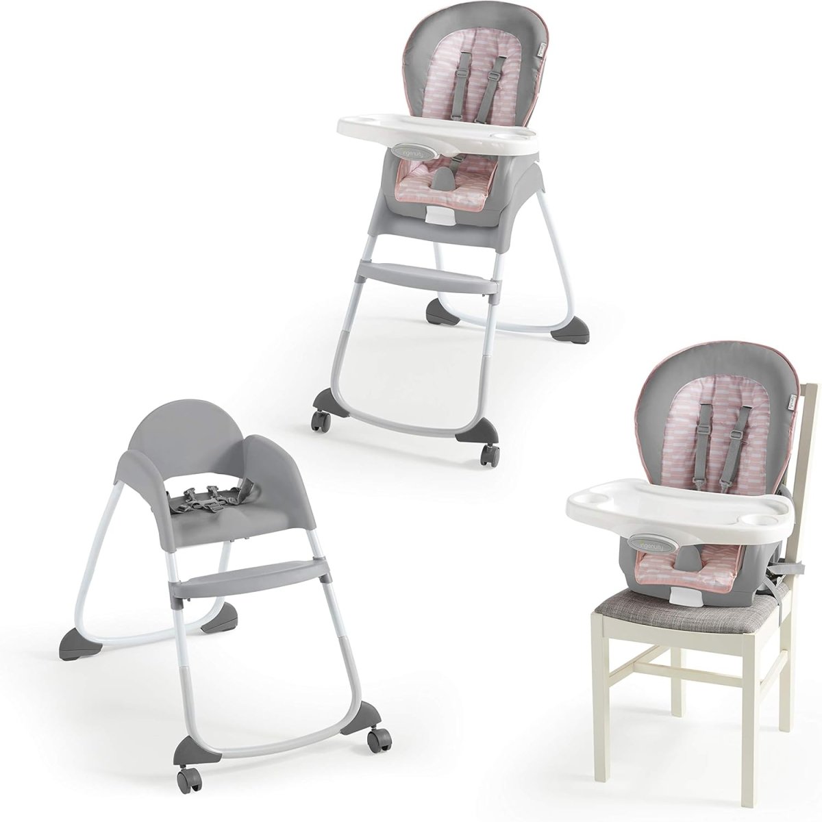 Trio 3 - in - 1 High Chair - Flora the Unicorn | High Chair | Ingenuity for Mamas & Papas LB - Feeding & Weaning