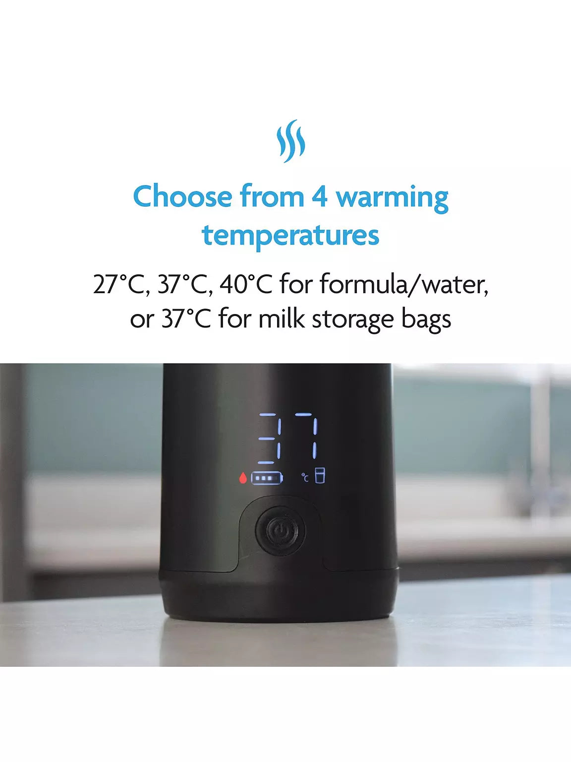 SuperFast Portable Bottle Warmer / All Black