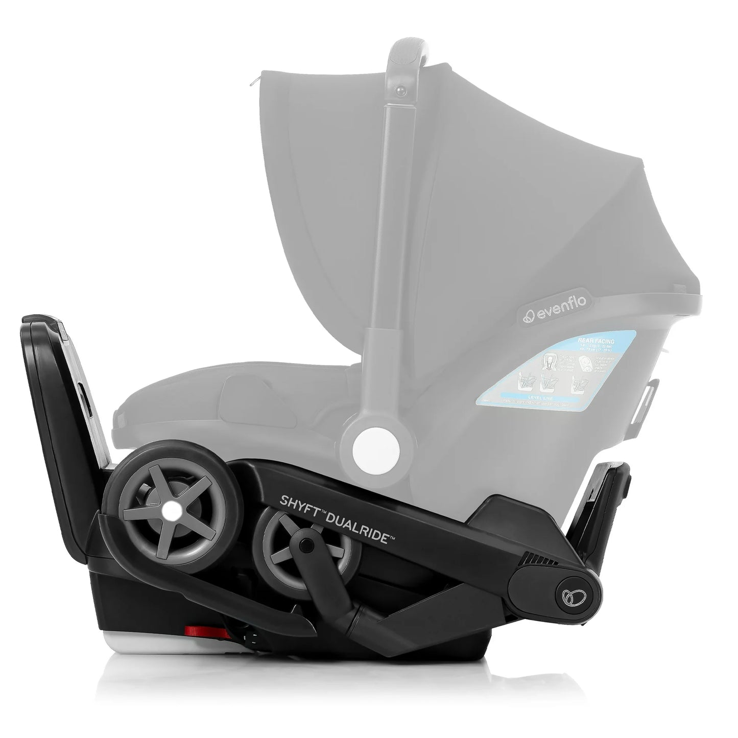 Shyft Dual Ride Car Seat and Stroller Combo - Beaufort Black