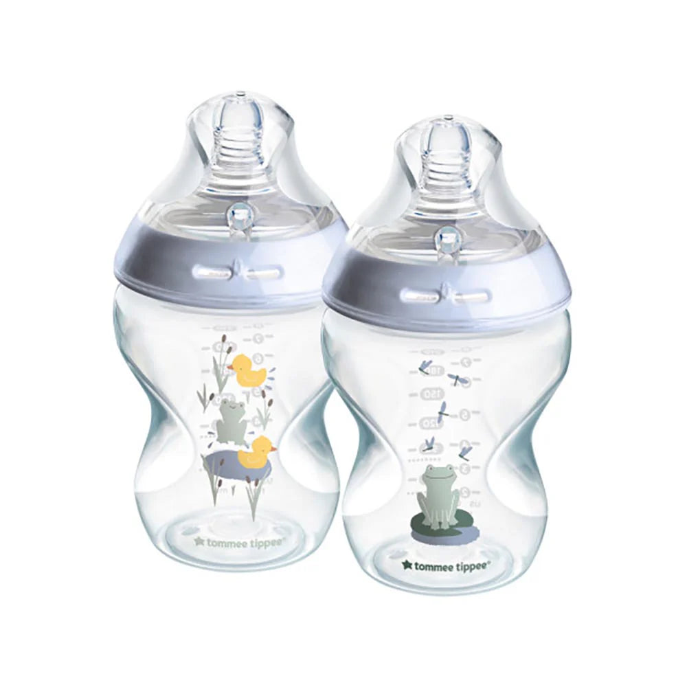Closer To Nature Deco Baby Bottle – 260ml – 2 Pieces