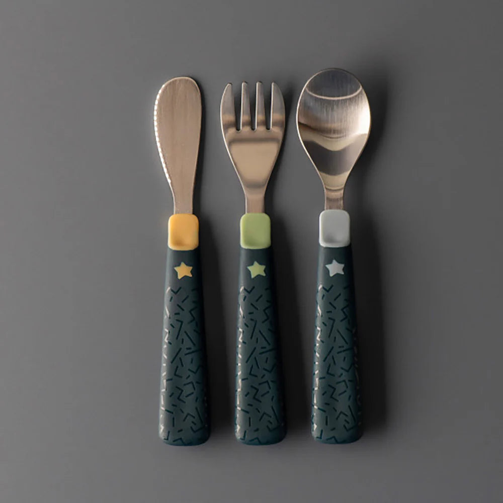 Stainless Steel First Cutlery Set – 3pcs