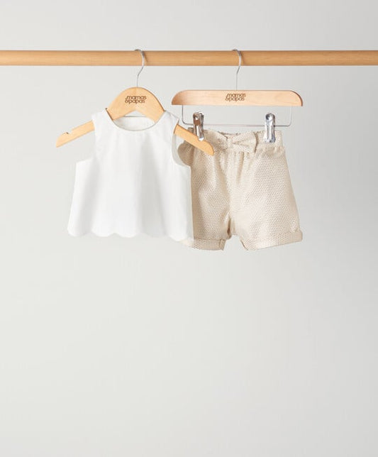 Mamas & Papas Top & Jacquard Short Set - 2 Piece Set | Mamas & Papas, Babies, Nursing, Set