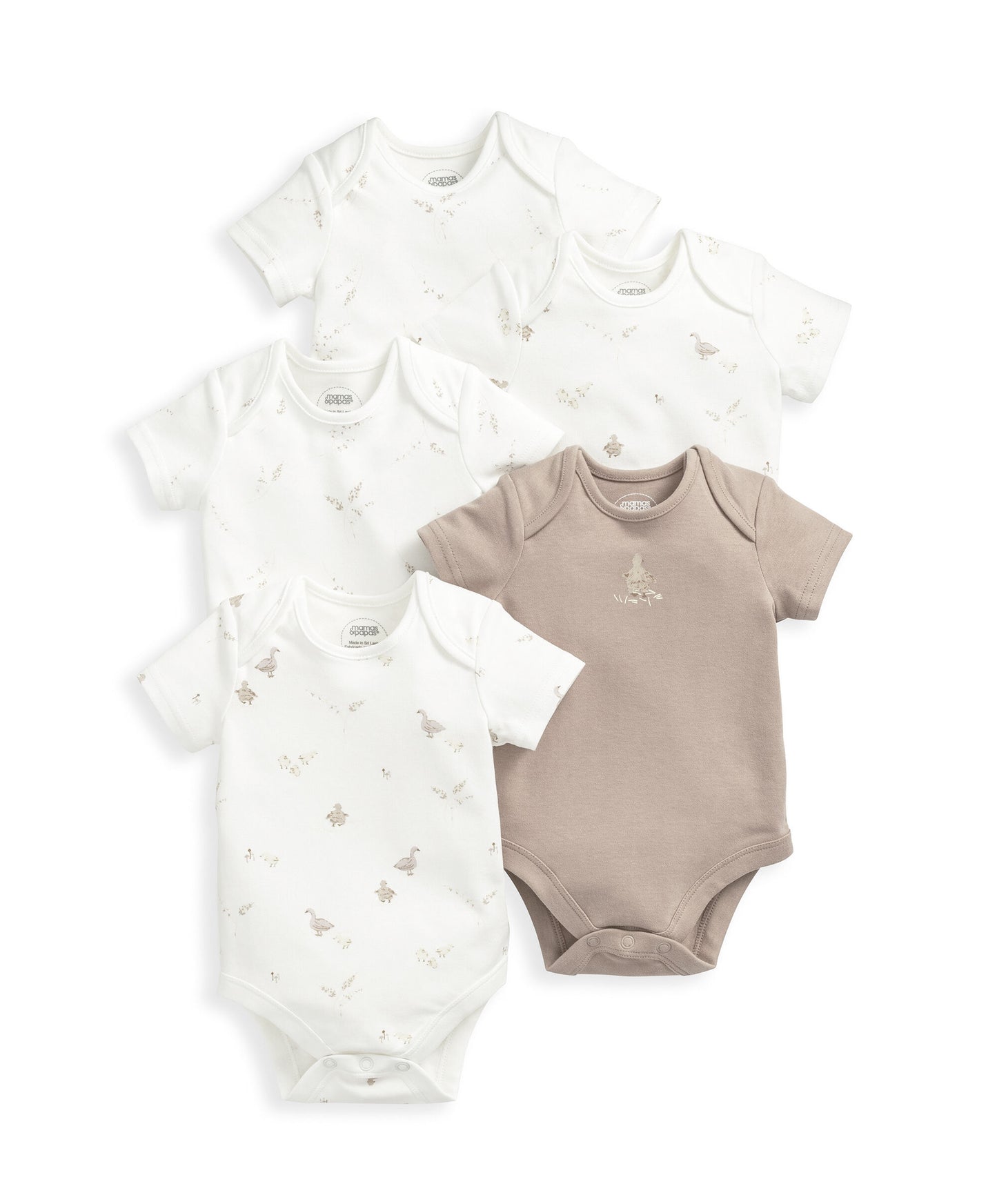 Mamas & Papas Down By The Lake Bodysuits (5 Pack) | Mamas & Papas, Babies, Nursing, Bodysuit