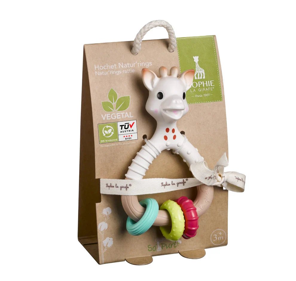 Natur'rings Rattle | Rattle | Sophie La Girafe for Mamas & Papas LB - Activity & Sensory Toys