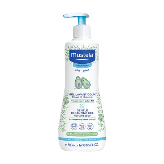 Mustela Gentle Cleansing Gel with Avocado 500ml | Mamas & Papas, Babies, Nursing, Skincare