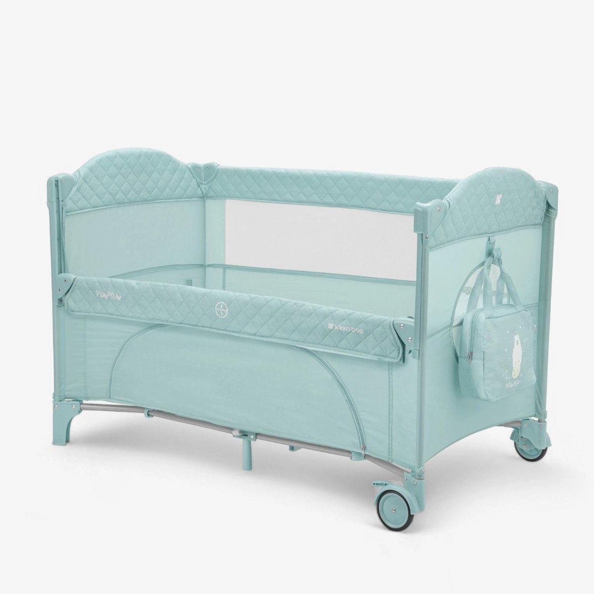 KikkaBoo Milky Way Baby Cot 2 Levels | Mamas & Papas, Babies, Nursing, Travel Cot