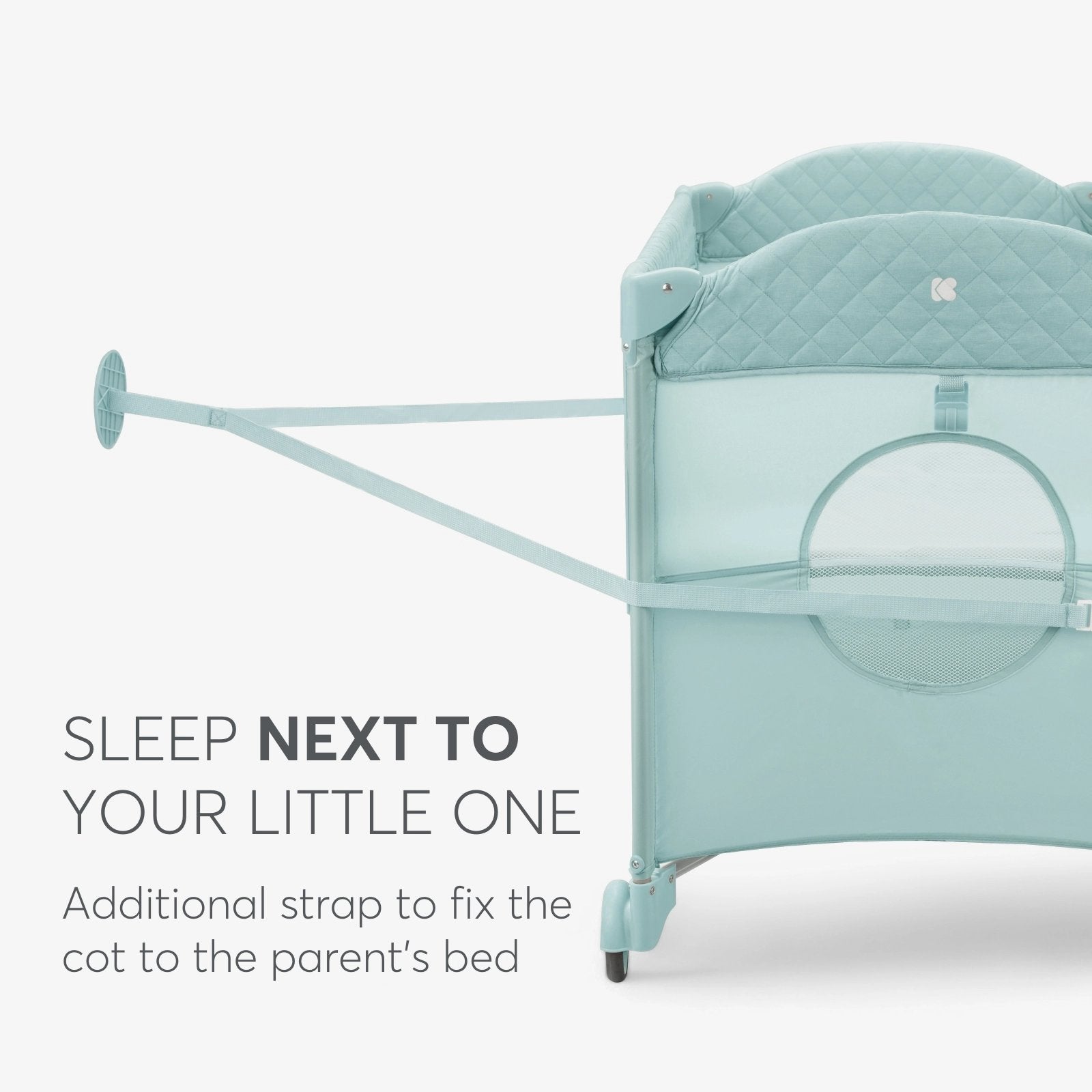 KikkaBoo Milky Way Baby Cot 2 Levels | Mamas & Papas, Babies, Nursing, Travel Cot