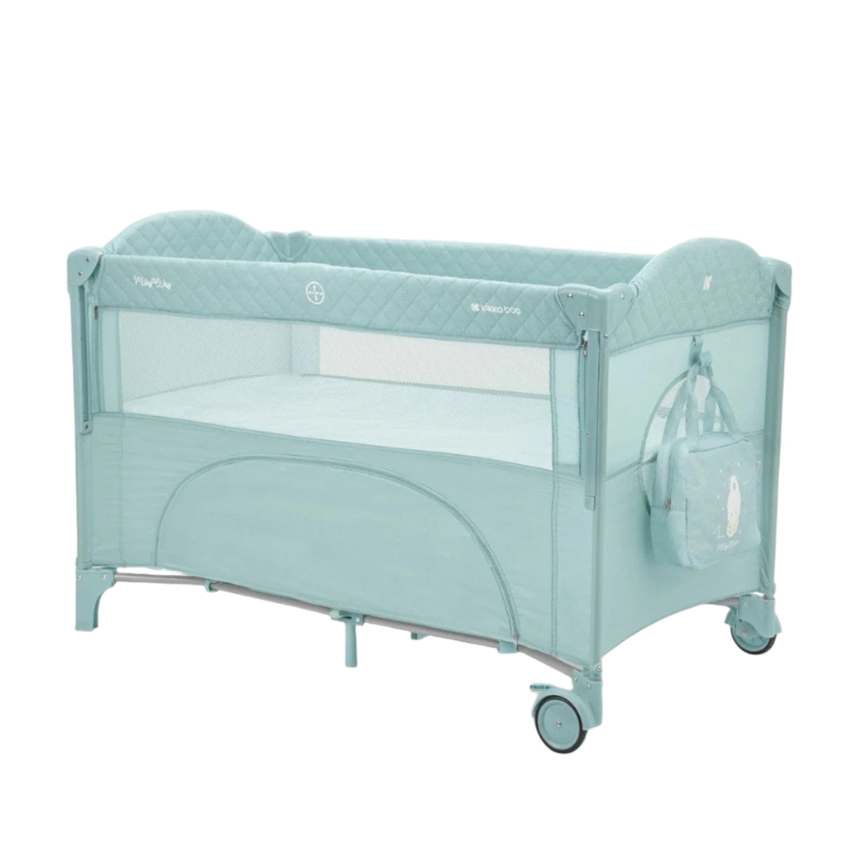 KikkaBoo Milky Way Baby Cot 2 Levels | Mamas & Papas, Babies, Nursing, Travel Cot