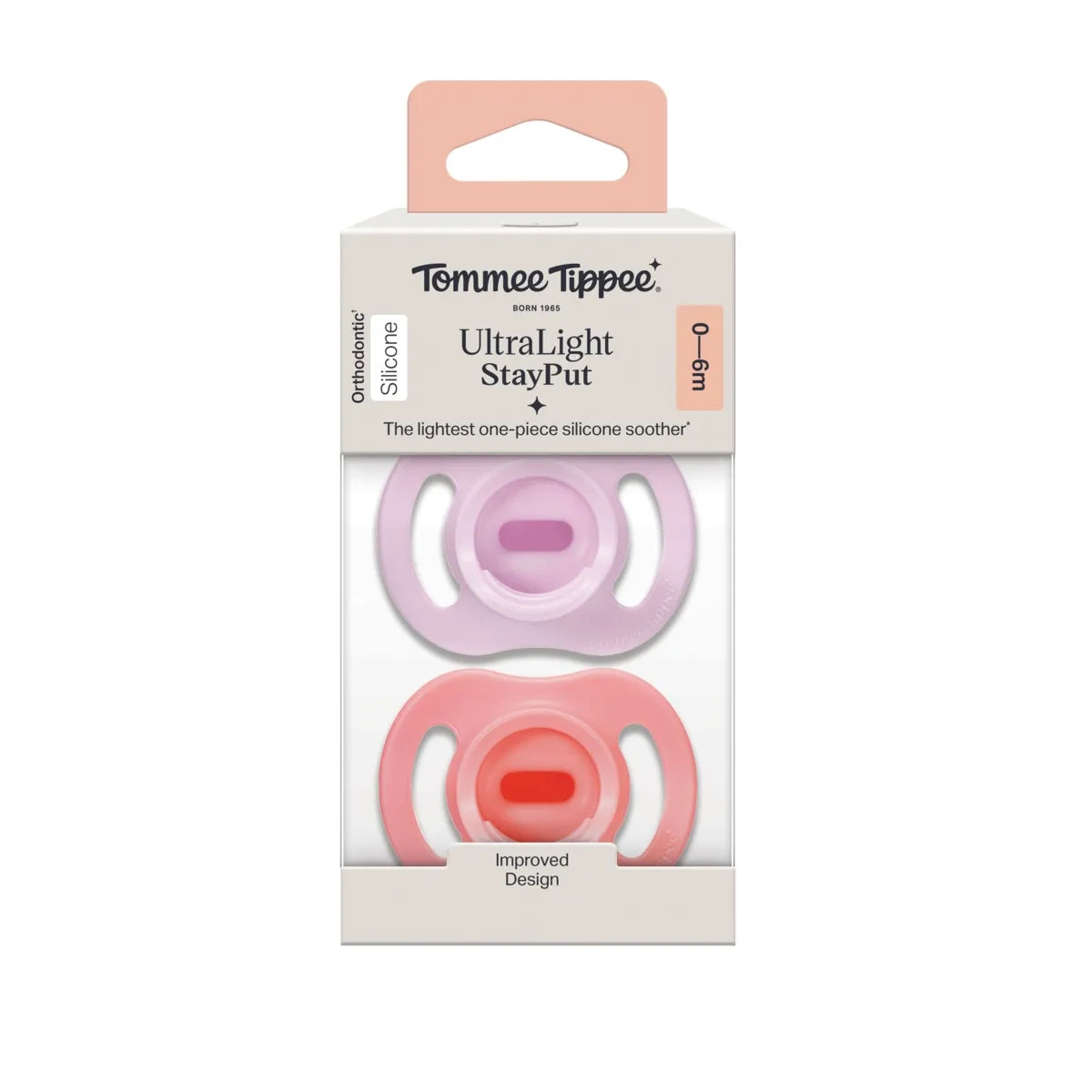 Pack of Ultra Light Pacifiers 0-6 Months Pack of 1
