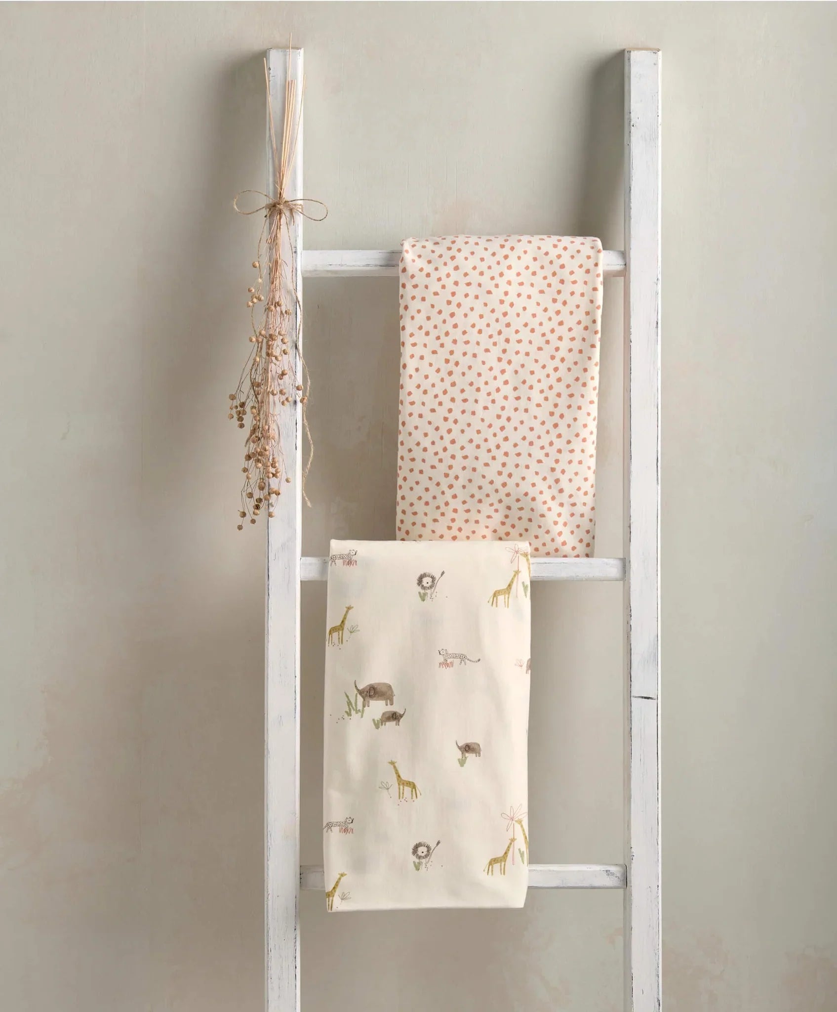 Mamas & Papas Cotbed Fitted Sheets (2 Pack) - Jungle Fitted Sheet