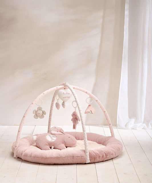 Mamas & Papas Welcome To The World Bunny Playmat - Pink | Mamas & Papas, Babies, Nursing, Playmat & Gym