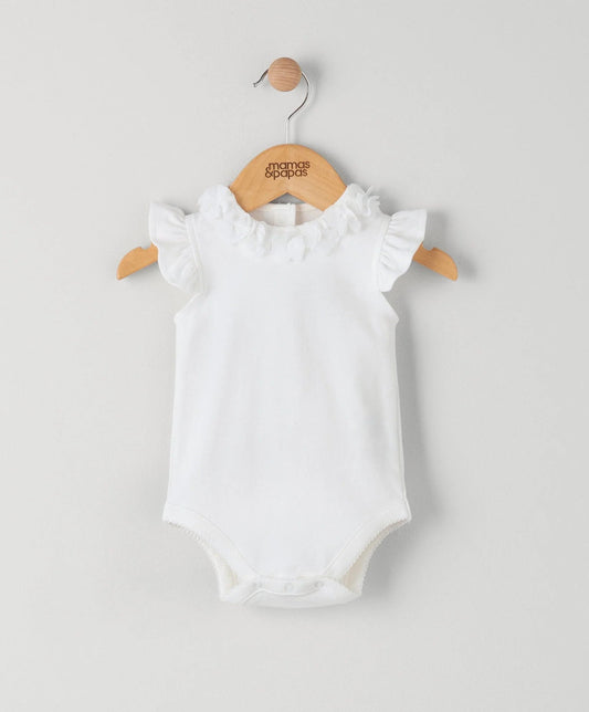 Mamas & Papas Floral Collar Bodysuit | Mamas & Papas, Babies, Nursing, Sleepsuit