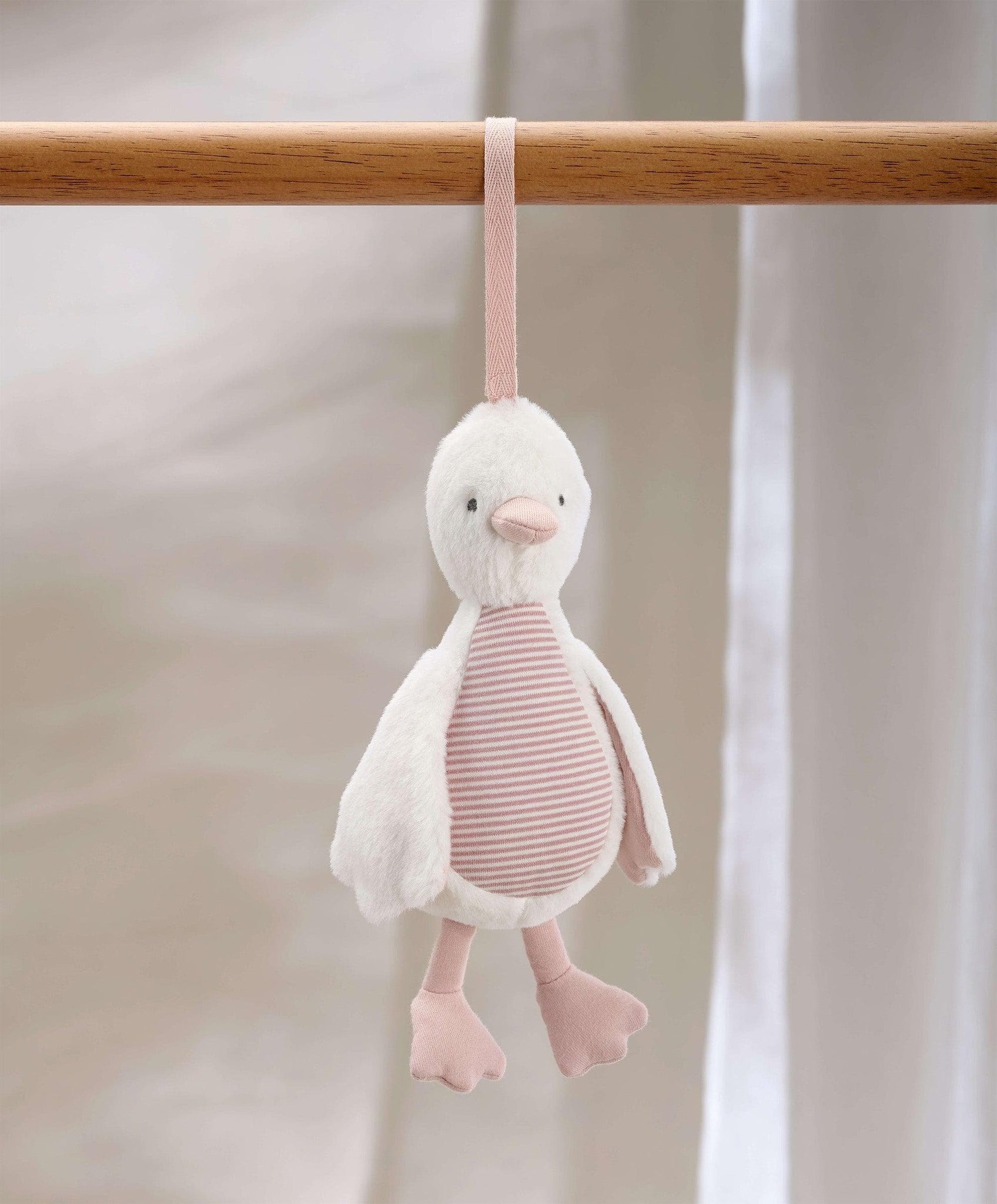 Mamas & Papas Welcome to the World Chime Duck Travel Toy - Pink | Mamas & Papas, Babies, Nursing, Plush Toy