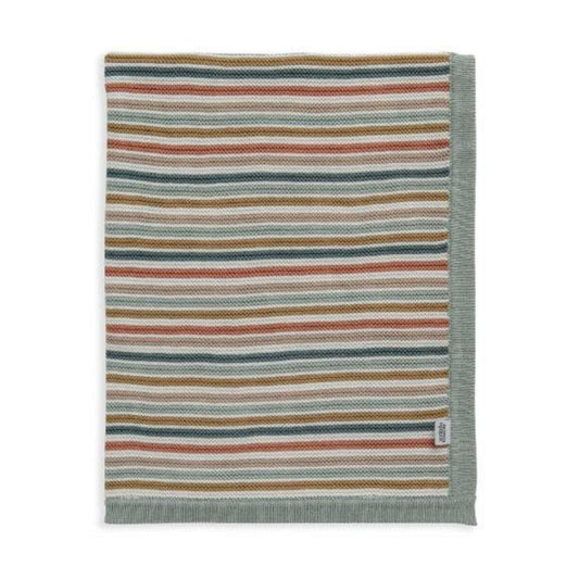 Mamas & Papas Woven Cotton Blanket with Colored Stripes | Mamas & Papas, Babies, Nursing, Blanket