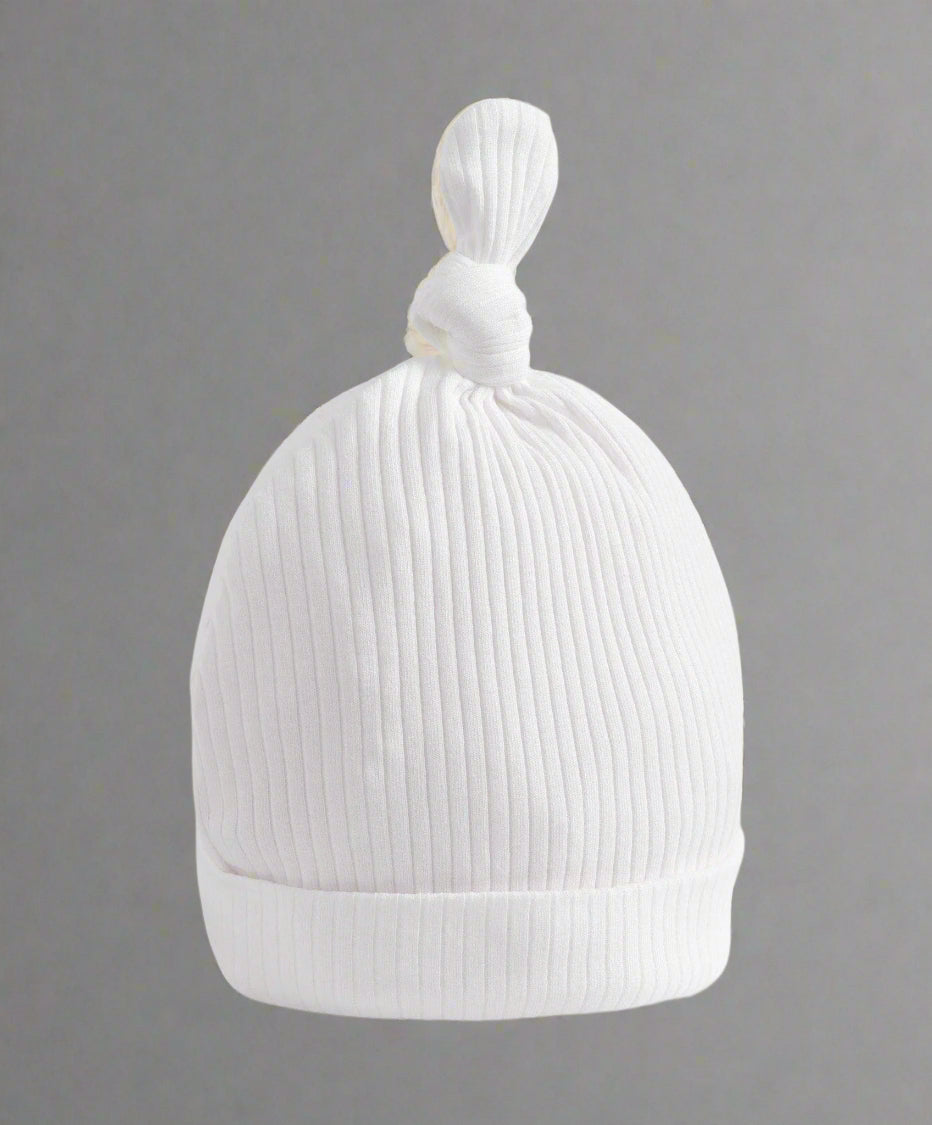 Mamas & Papas Organic Cotton Ribbed Hat - White | Mamas & Papas, Babies, Nursing, Accessory