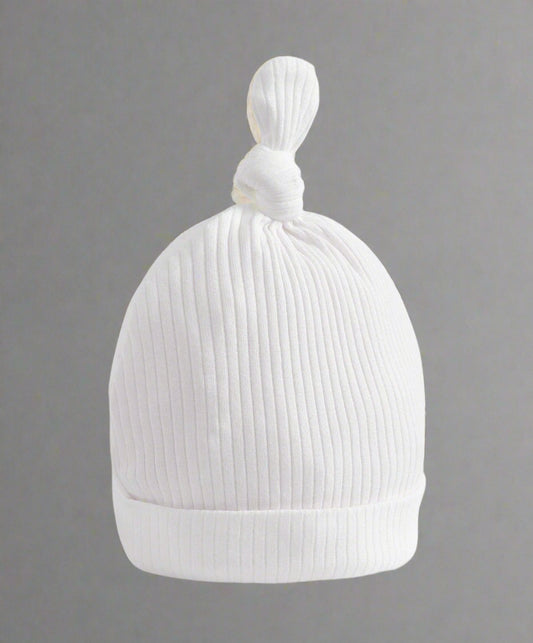 Mamas & Papas Organic Cotton Ribbed Hat - White | Mamas & Papas, Babies, Nursing, Accessory