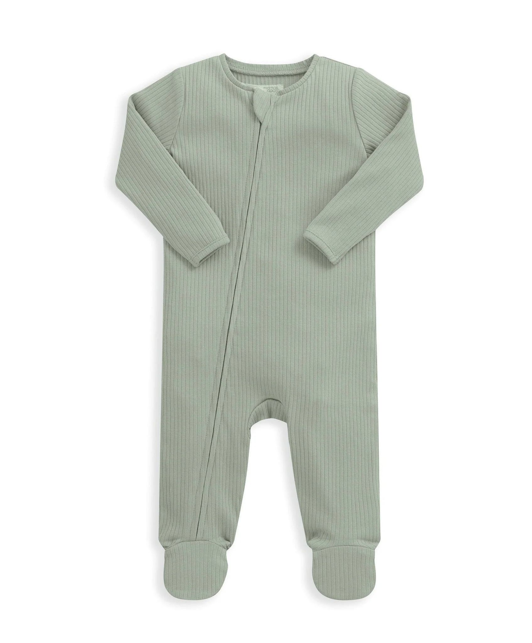 Mamas & Papas Organic All In One Sleepsuit - Sage Green | Mamas & Papas, Babies, Nursing, Sleepsuit