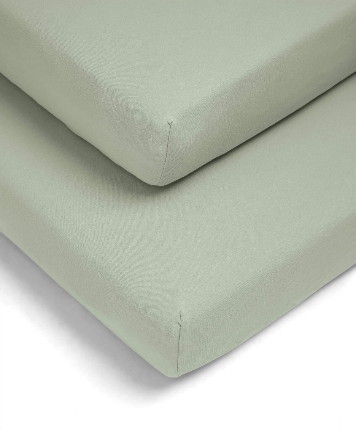 Mamas & Papas Cotton Essentials Cotbed Fitted Sheets Pack of 2 - Sage | Mamas & Papas, Babies, Nursing, Nursery Bedding