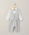 Mamas & Papas Linen Waistcoat Mock Romper - Cream | Mamas & Papas, Babies, Nursing, Romper
