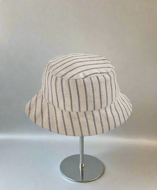 Mamas & Papas Stripe & Chambray Bucket Hat | Mamas & Papas, Babies, Nursing, Accessory