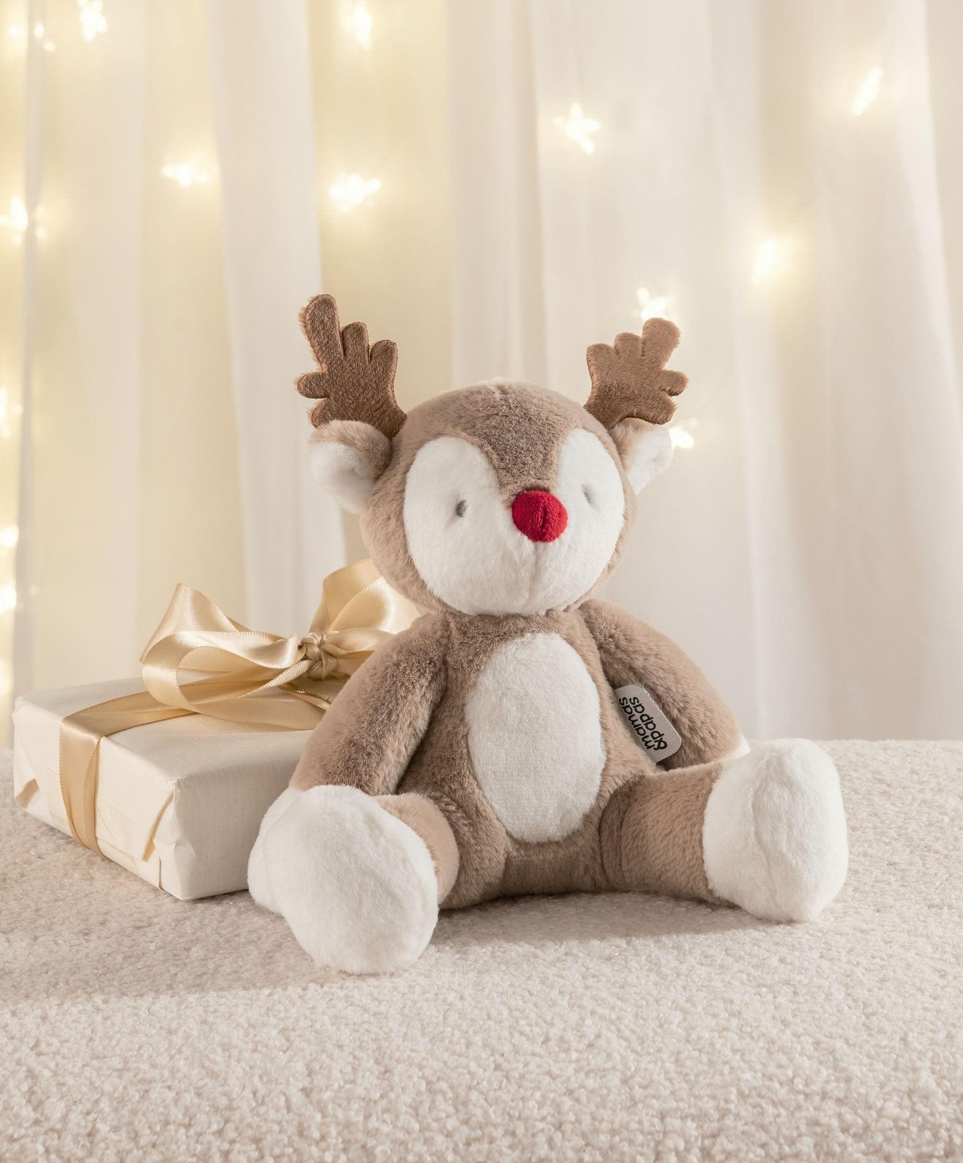 Mamas & Papas Soft Toy Reindeer Beanie | Mamas & Papas, Babies, Nursing,