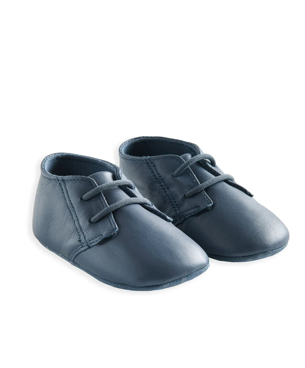Scallop Pram Shoes - Navy