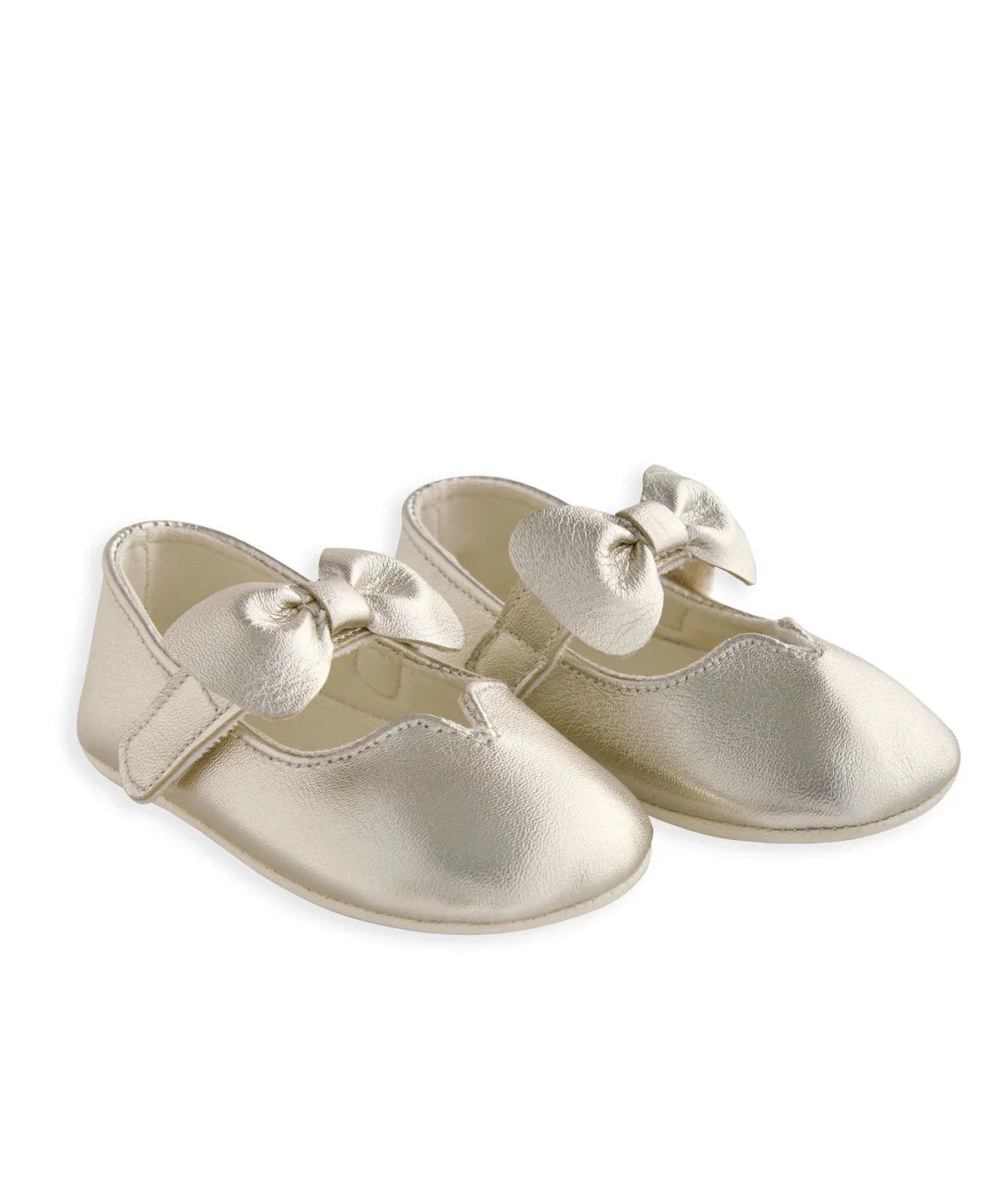 Mamas & Papas Bow Pram Shoes - Gold | Mamas & Papas, Babies, Nursing, Bow Shoes