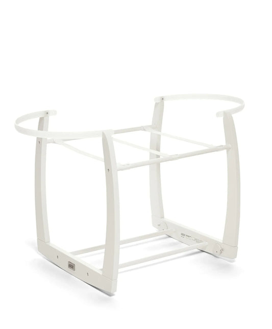Mamas & Papas Rocking Moses Basket Stand - White Moses Stand