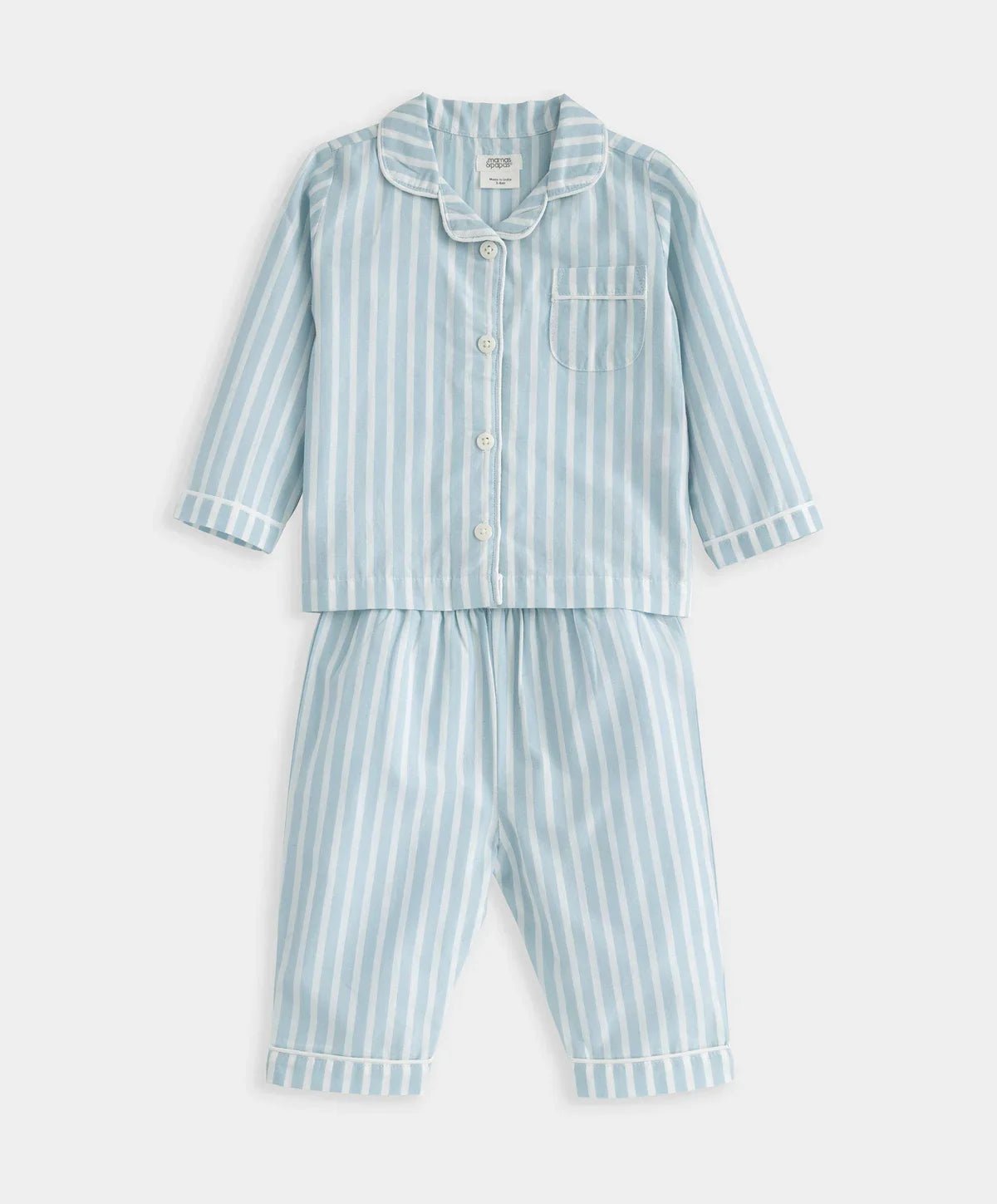 Striped Woven Pyjamas | Pyjama | Mamas & Papas for Mamas & Papas LB - 6hr