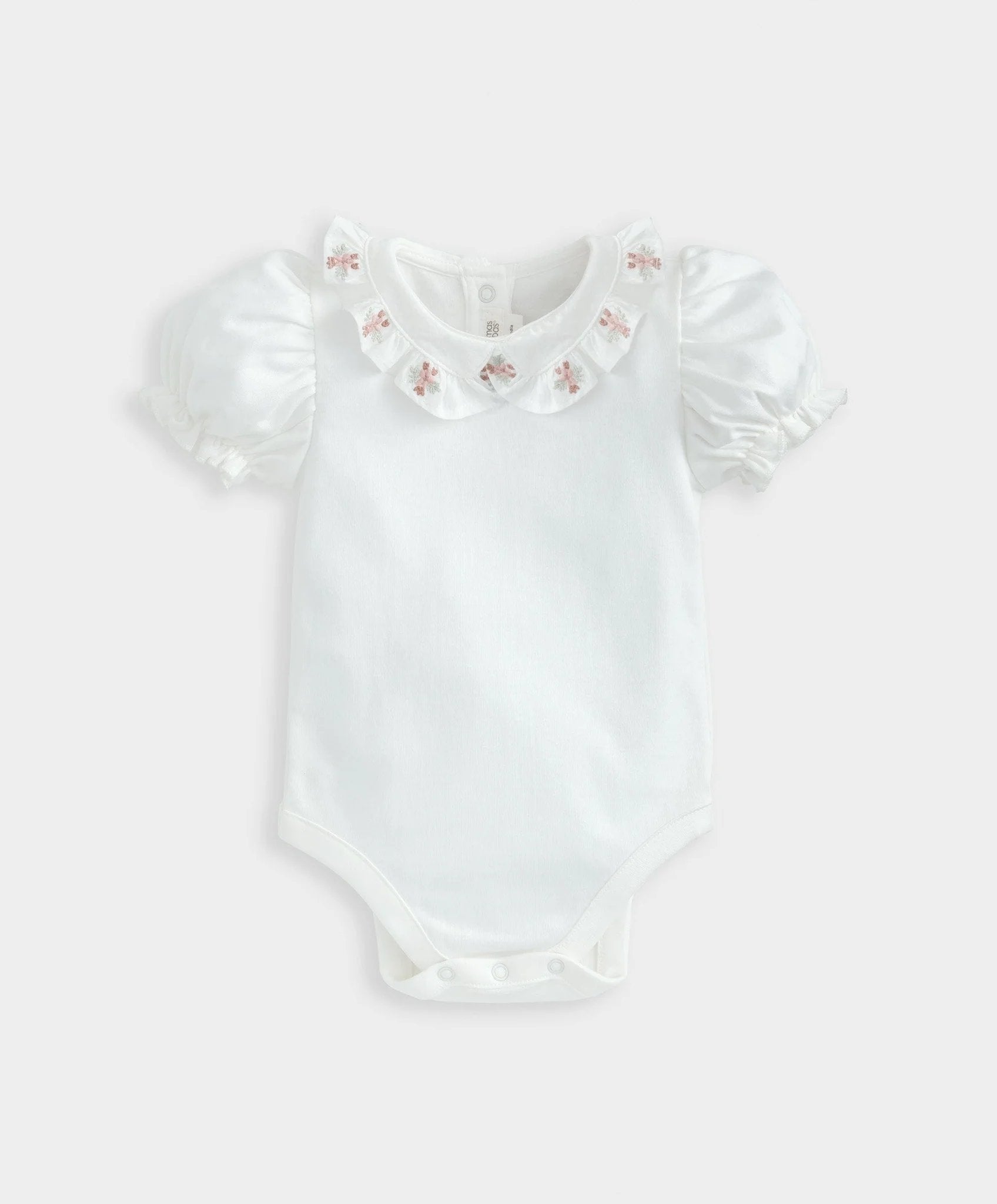 Mamas & Papas Embroidered Collar Bodysuit | Mamas & Papas, Babies, Nursing, Bodysuit