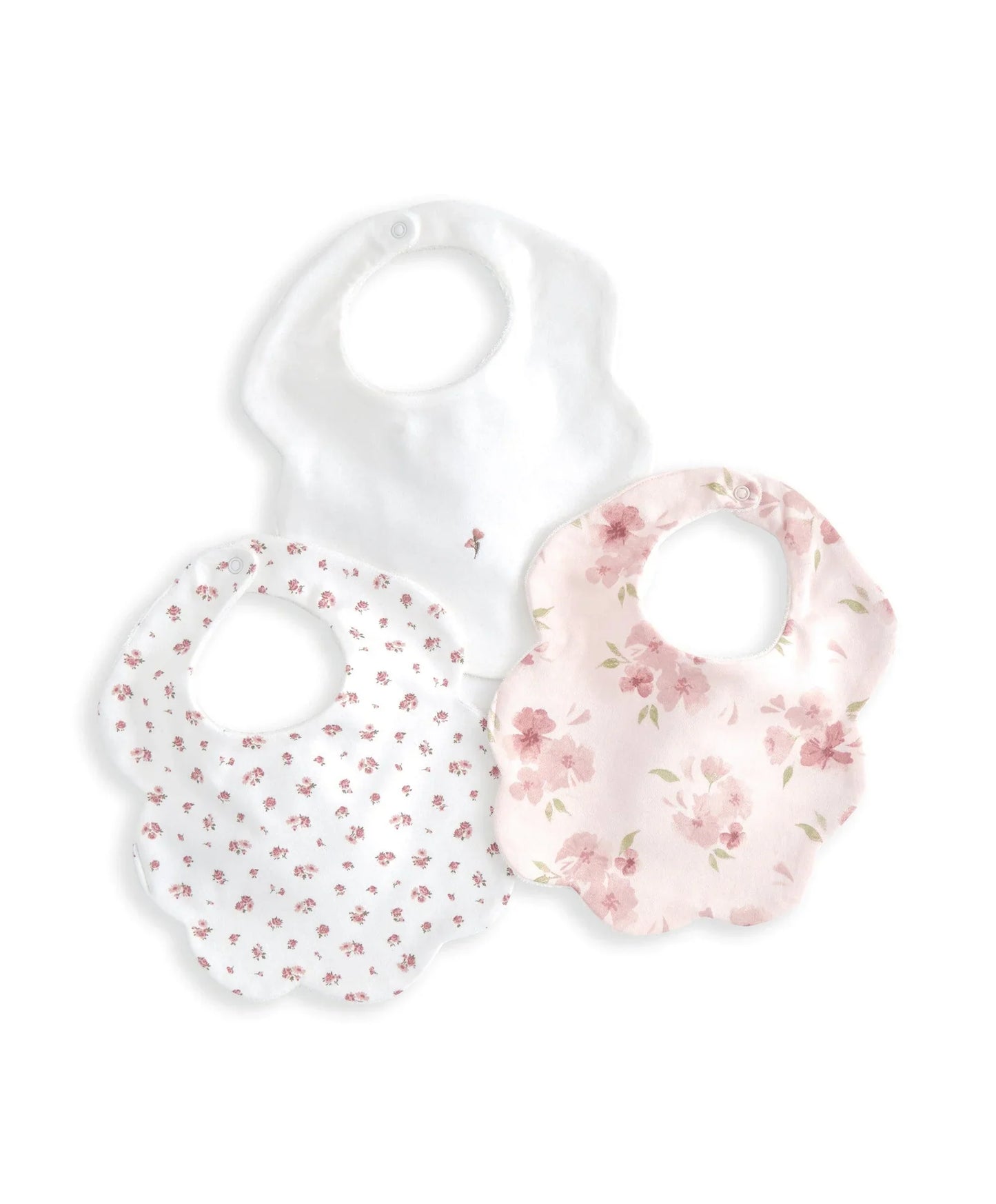 Bavoirs festonnés (lot de 3)