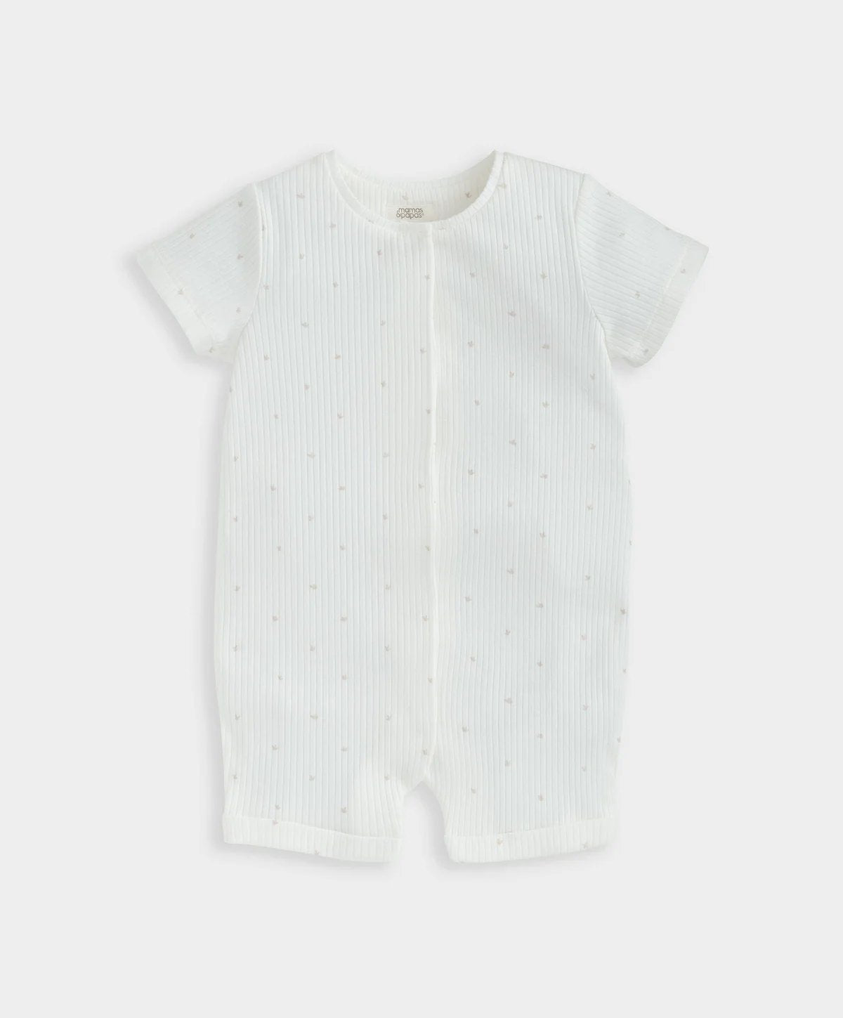 Mamas & Papas Spot Print Zip Shortie Romper | Mamas & Papas, Babies, Nursing, Romper