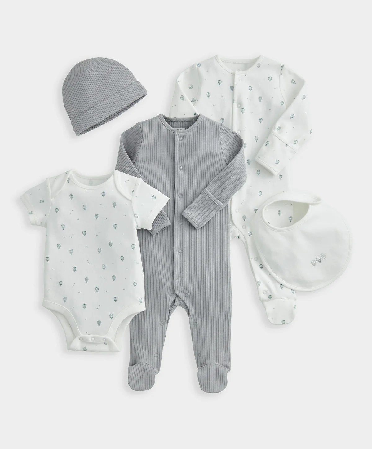 Mamas & Papas Hot Air Balloon Print Set (5 Pieces) | Mamas & Papas, Babies, Nursing, Set