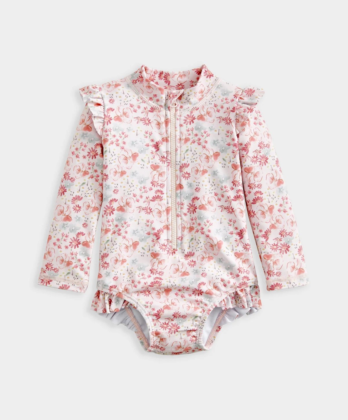 Mamas & Papas Long Sleeve Floral Swimsuit | Mamas & Papas, Babies, Nursing, Swimsuit