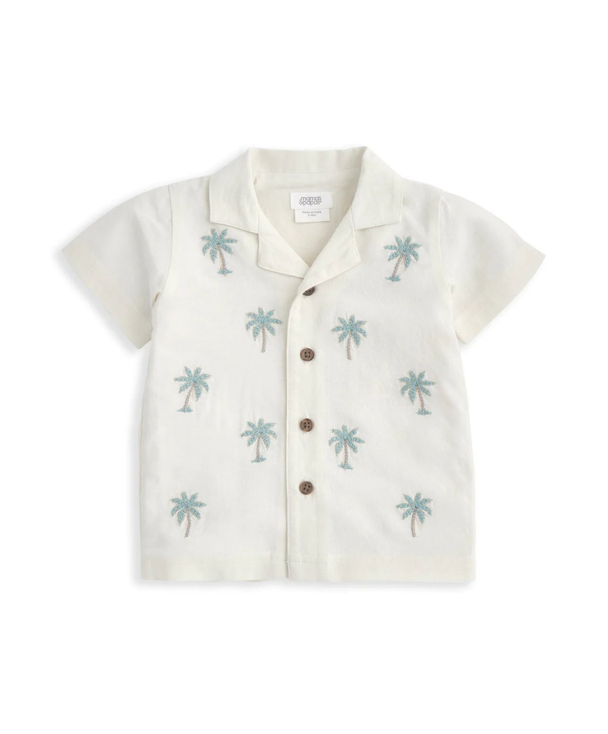 Mamas & Papas Palm Tree Embroidered Shirt | Mamas & Papas, Babies, Nursing, Shirt