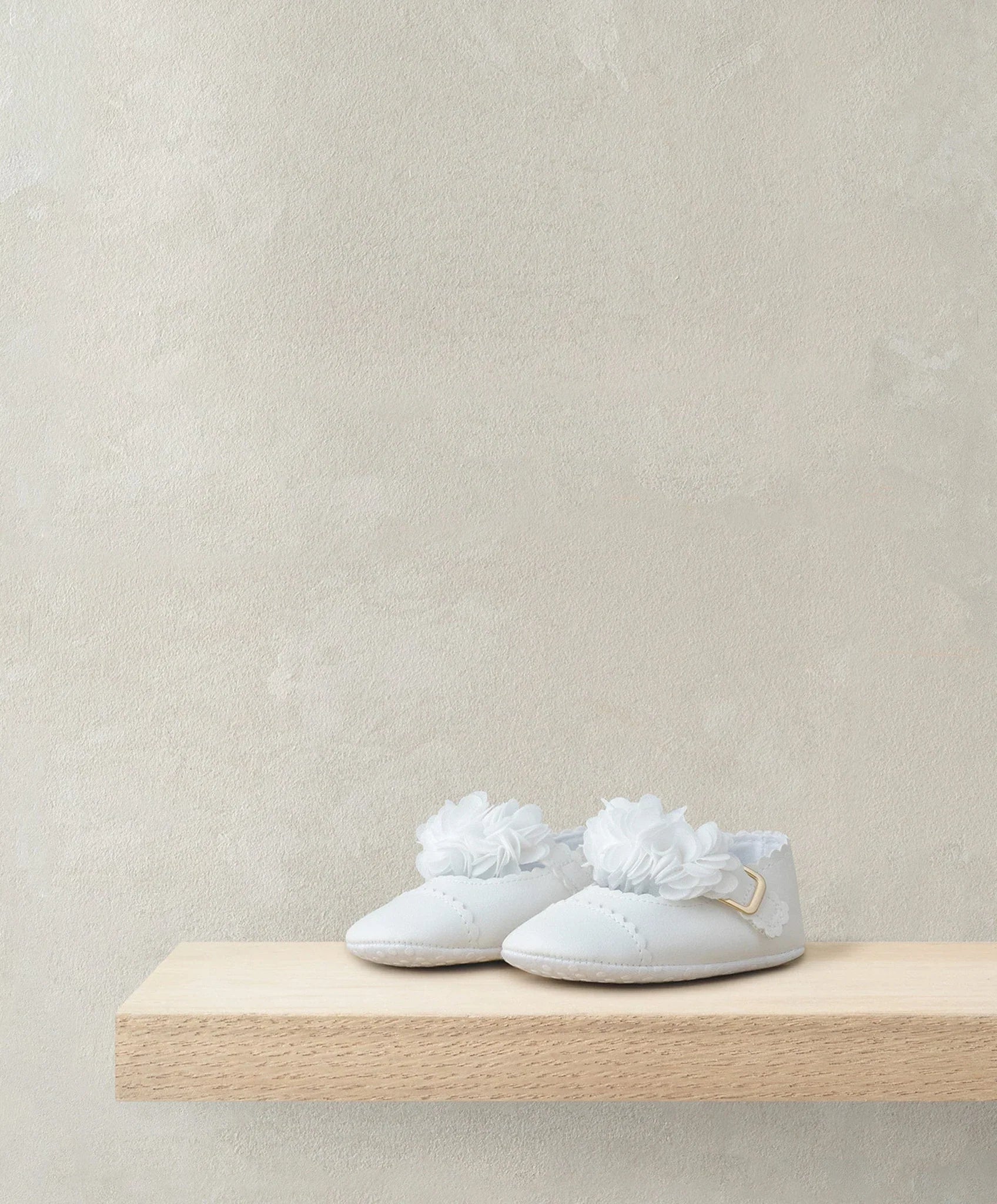 Mamas & Papas Scalloped Edge Flower Ballet Shoes Ballet Shoe