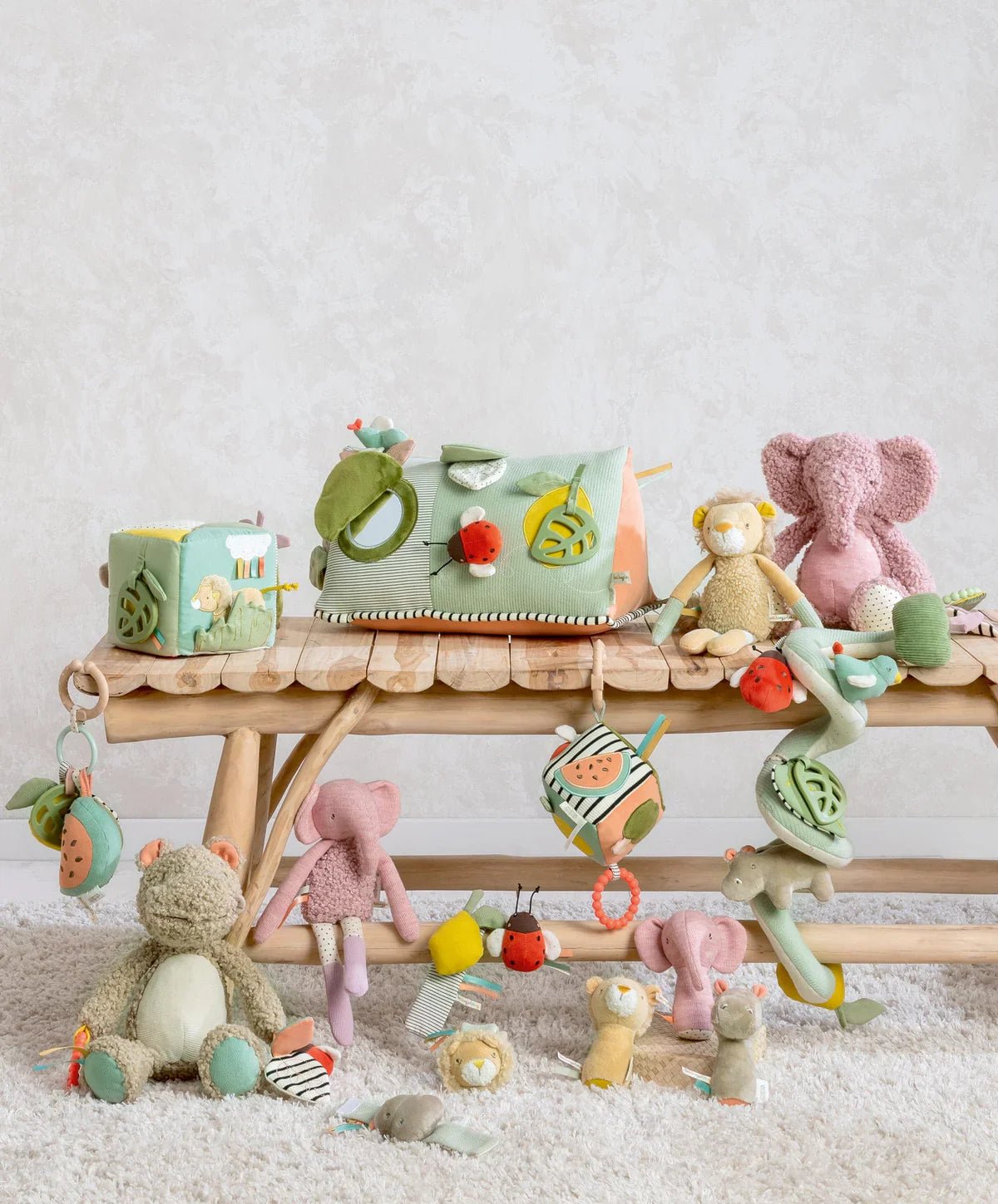 Mini Rattle - Edie Elephant | Rattle | Mamas & Papas for Mamas & Papas LB - Activity & Sensory Toys