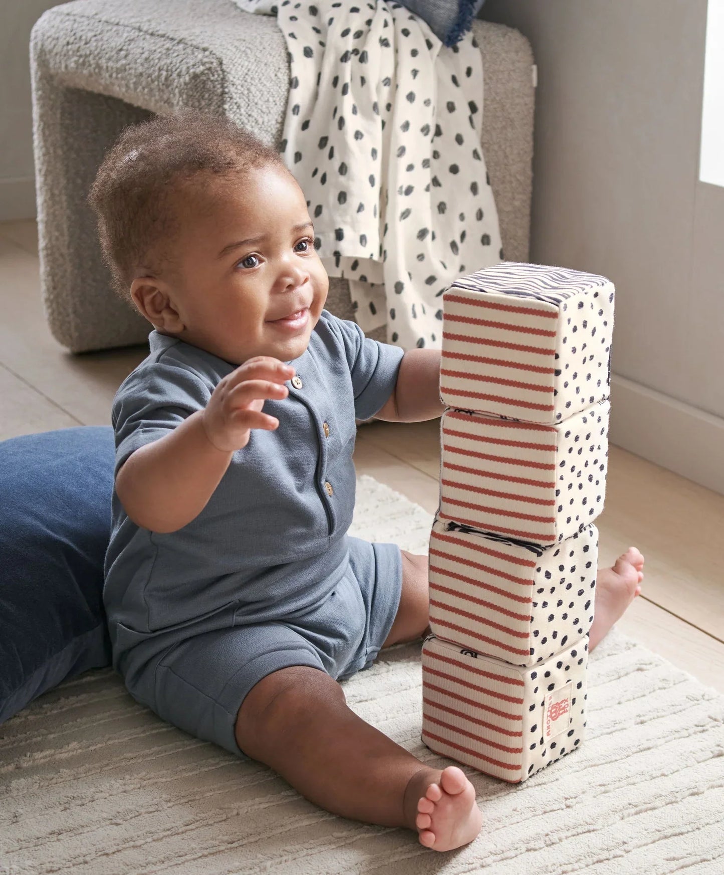 Mamas & Papas Mamas & Papas x Another Fox Folding Cubes Activity Blocks