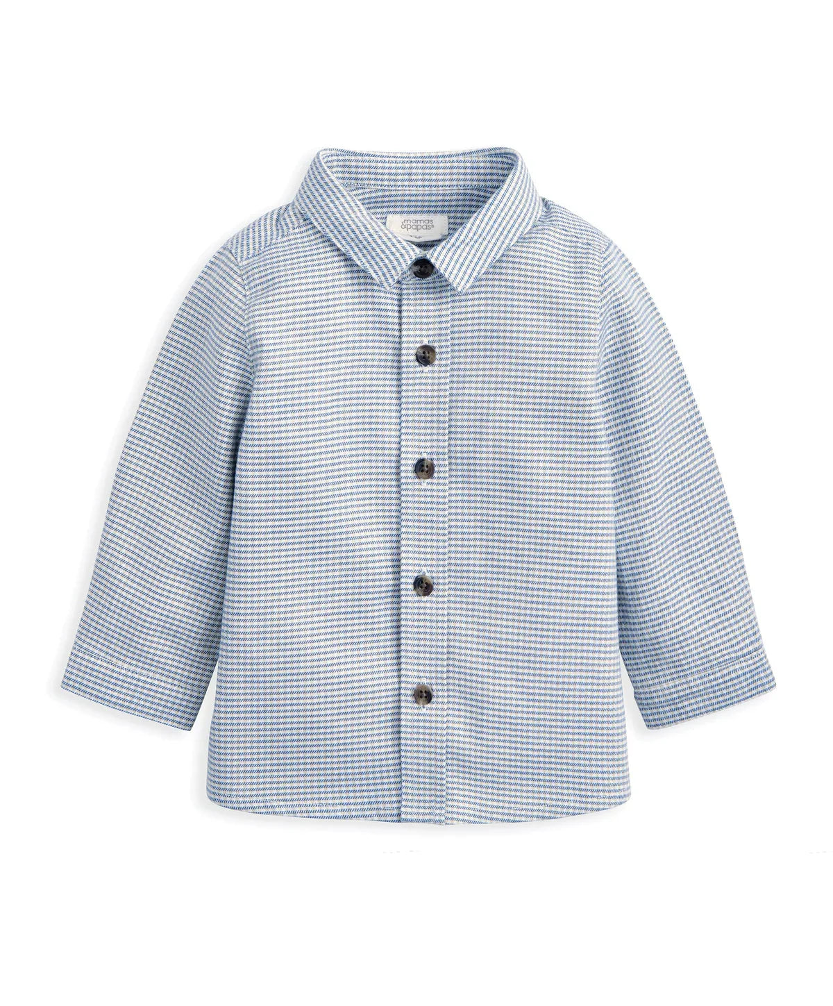 Ensemble chemise à carreaux et pantalon en velours côtelé bleu (2 pièces)