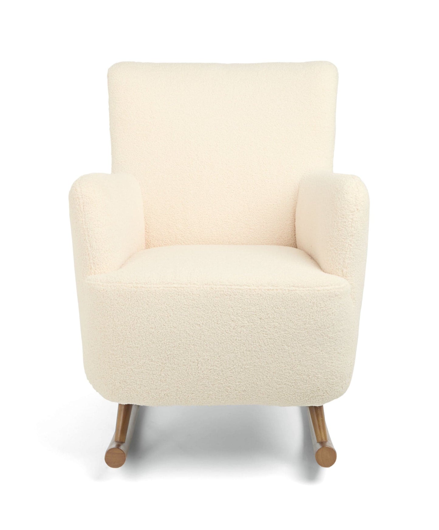 Elwood Nursing Chair & Stool - Off White Boucle