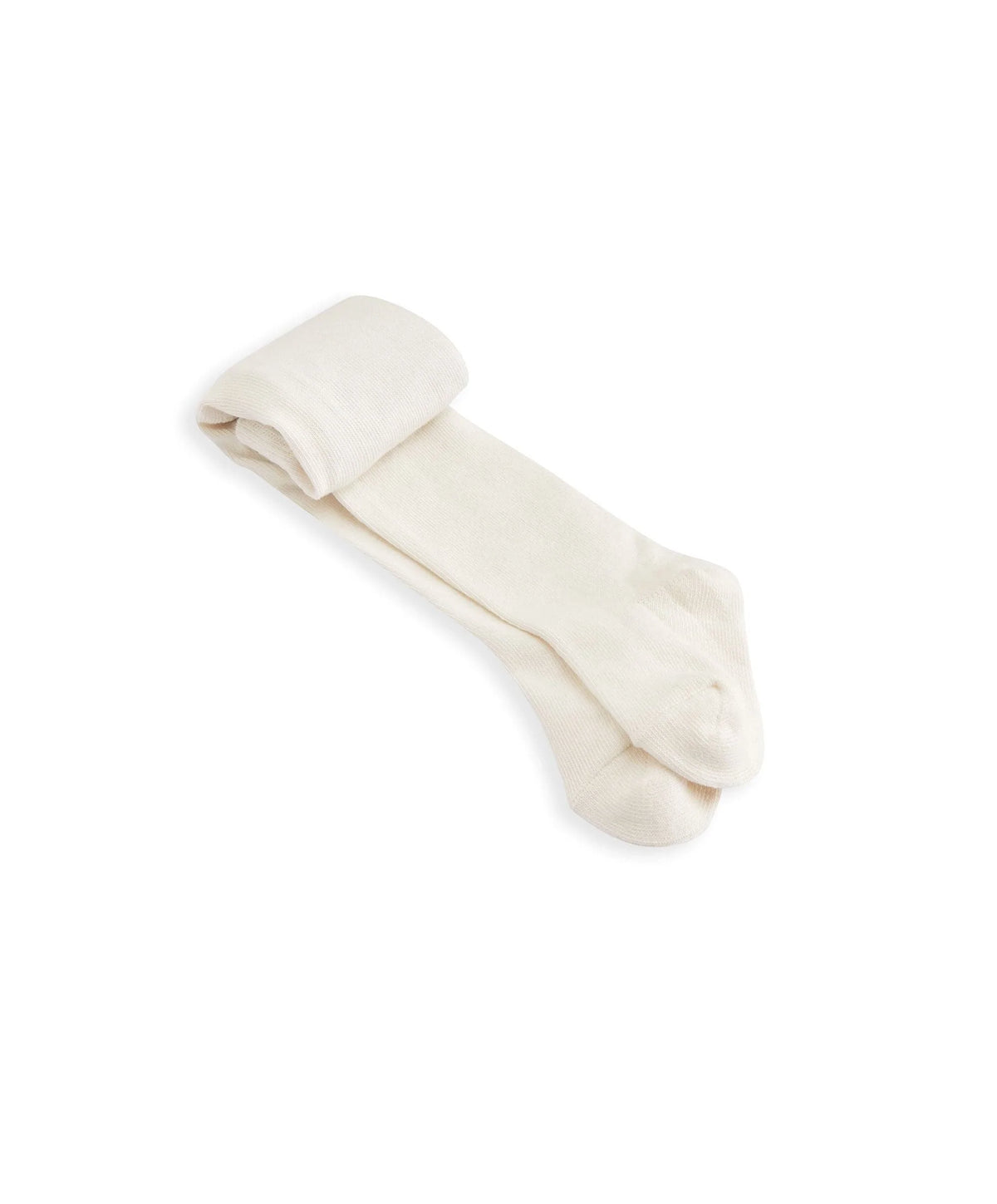 White frilly bum tights, folded with ruffle at the back