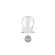 Baby food feeder teat with perforated cap and 12m+ badge