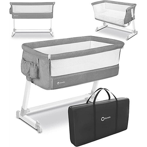 Theo Concrete Co - sleeping Bed | Crib | Lionelo for Mamas & Papas LB - Cribs & Bassinets