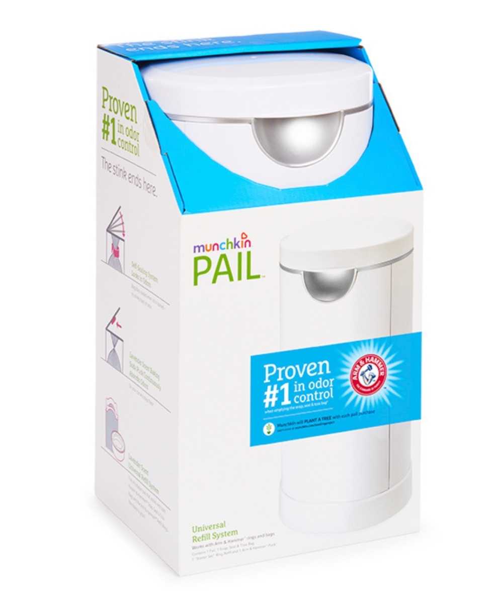 Munchkin Diaper Pail Powered By Arm & Hammer | Mamas & Papas, Babies, Nursing, Diaper Bin