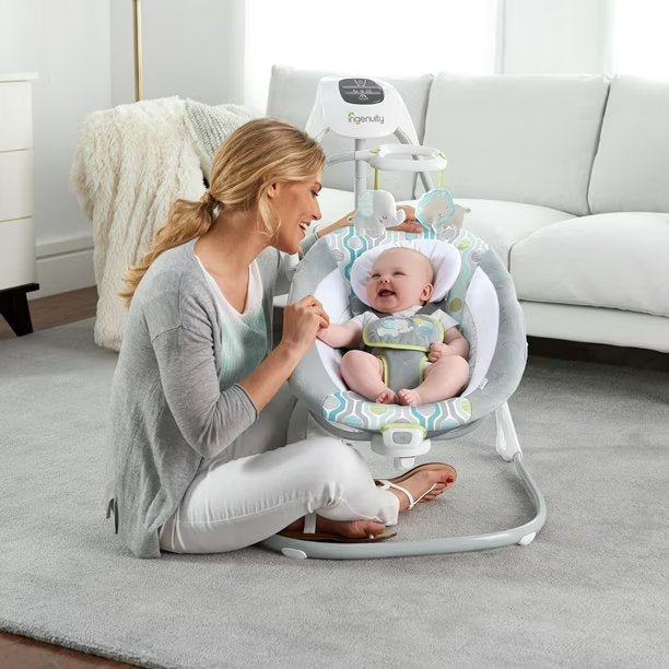 Newborn Baby - SimpleComfort Cradling Swing - Everston | Swing | Ingenuity for Mamas & Papas LB - Sleeping Toys