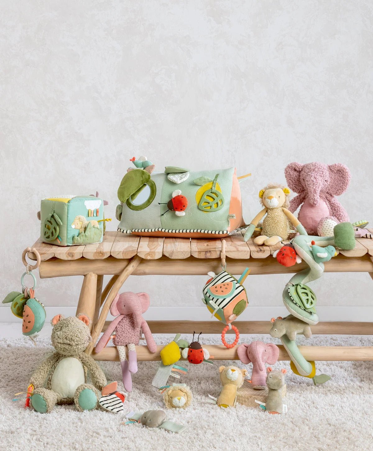 Activity Toy Beanie - Edie Elephant | Activity Toy | Mamas & Papas for Mamas & Papas LB - Activity & Sensory Toys