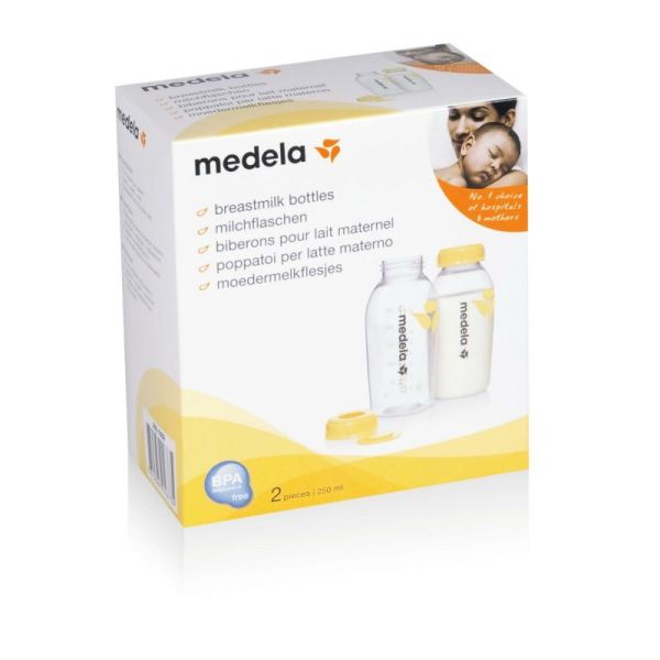 Medela Breast Milk Bottles 250ml - 2 Pieces | Mamas & Papas, Babies, Nursing, Milk Bottle