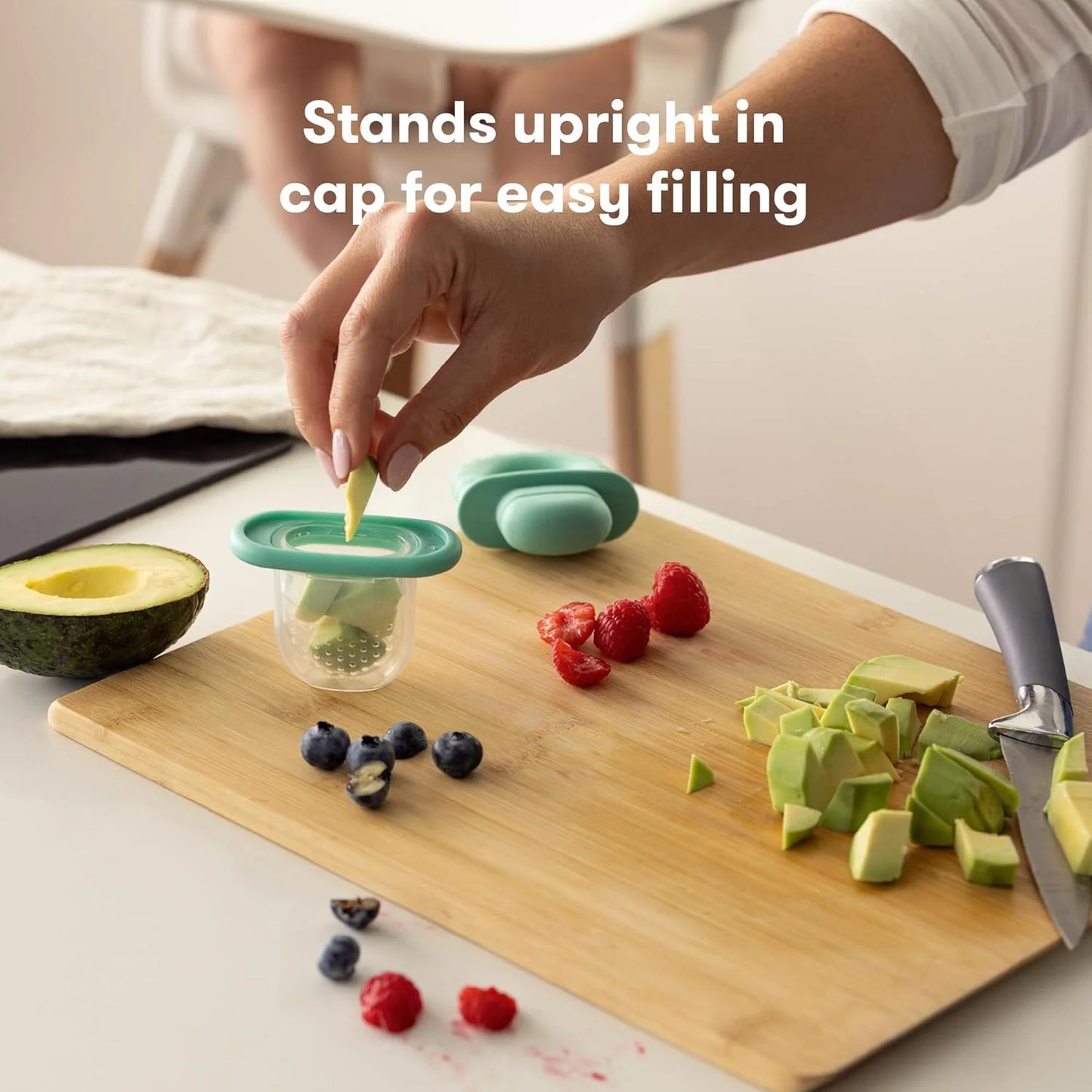 Push Pop Feeder, Baby Fruit, Baby Fruit Food to Safely Introduce New Foods