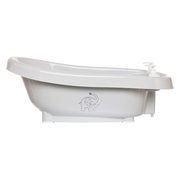 Thermobath Ollie baby bath tub with built-in faucet and drain