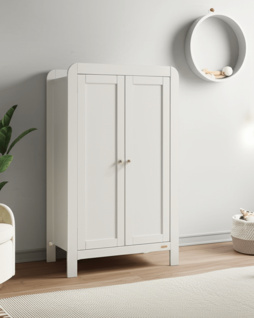 Hayworth Wardrobe Ivory | Wardrobe | Mamas & Papas for Mamas & Papas LB - Furniture & Nursery